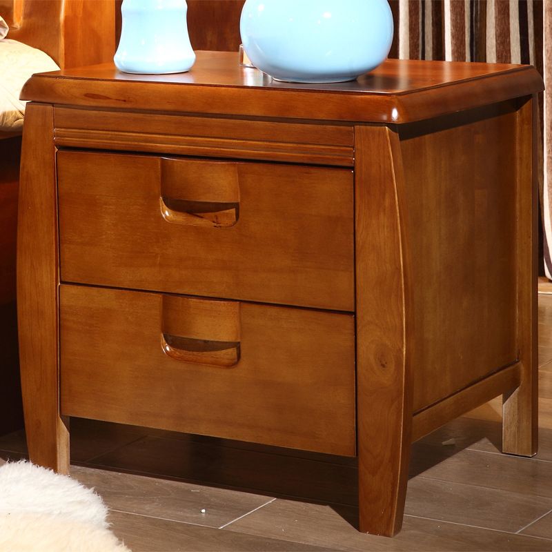 Traditional Bed Nightstand Solid Wood Bedside Cabinet with Drawer Clearhalo 'Bedroom Furniture' 'furn' 'furn_night_stand' 'Furniture' 'night_stand' 'Nightstands' 1200x1200_a8d23685-de64-451c-a360-aae12775b4b4