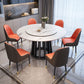 Contemporary Round Stone Table Standard Height Dining Table with Pedestal Base Clearhalo 'Dining Tables & Seating' 'Dining Tables' 'dining_table' 'furn' 'furn_dining_table' 'Furniture' 'furniture_dining_table' 'Kitchen & Dining Furniture' 'kitchen' 'kitchen_dining_table' 1200x1200_a8d33c83-e959-44cb-980a-b3b46a740df4