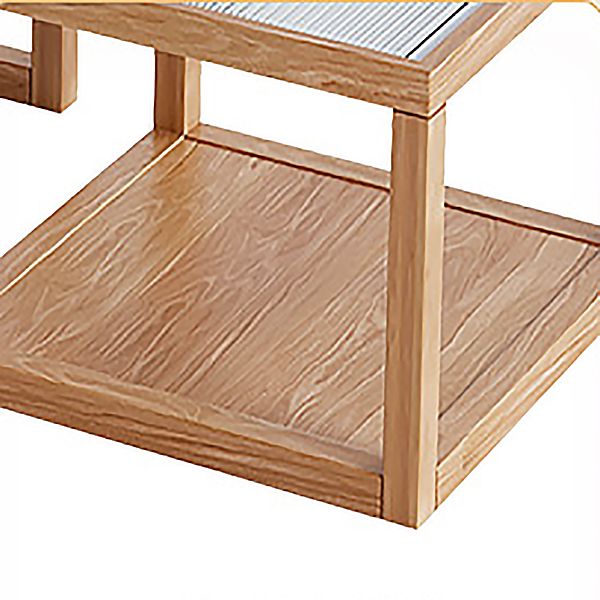 Tavolino moderno tavolino quadrati in vetro tavolino da caffè per soggiorno