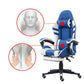 Modern Slide Office Chair Adjustable Seat Height Pillow Included Desk Chair with Wheels
