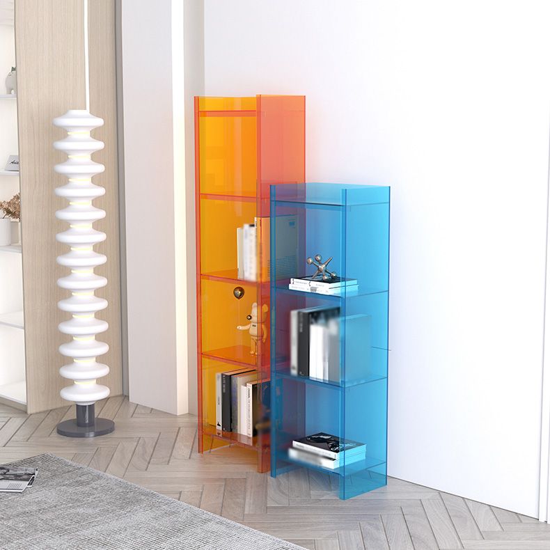 Closed Back Plastic Bookcase Scandinavian Style Bookshelf for Home Office Study Room Clearhalo 'Bookcases' 'furn' 'furn_bookcases' 'Furniture' 'furniture_bookcases' 'Office Furniture' 1200x1200_a8d6cdad-cb87-4d98-b807-f7b4f60d7220