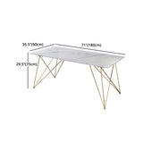 Glam Style 1/2/3/5 Pieces Dining Furniture Set Rectangle Dining Room Table and Chair Set Clearhalo 'Dining Room Sets' 'Dining Tables & Seating' 'dining_room_set' 'furn' 'furn_dining_room_set' 'Furniture' 'furniture_dining_room_set' 'Kitchen & Dining Furniture' 'kitchen&dining_furn' 'kitchen' 1200x1200_a8d7657c-aa27-4042-98dc-715340e90394