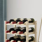 Modern Countertop Wine Bottle Holder Pine Bottle Wine Rack with Shelf Clearhalo 'furn' 'furn_wine_racks' 'Furniture' 'Kitchen & Dining Furniture' 'Wine Racks' 'wine_racks' 1200x1200_a8d7b318-15c9-478d-a98a-fc5efba256b1