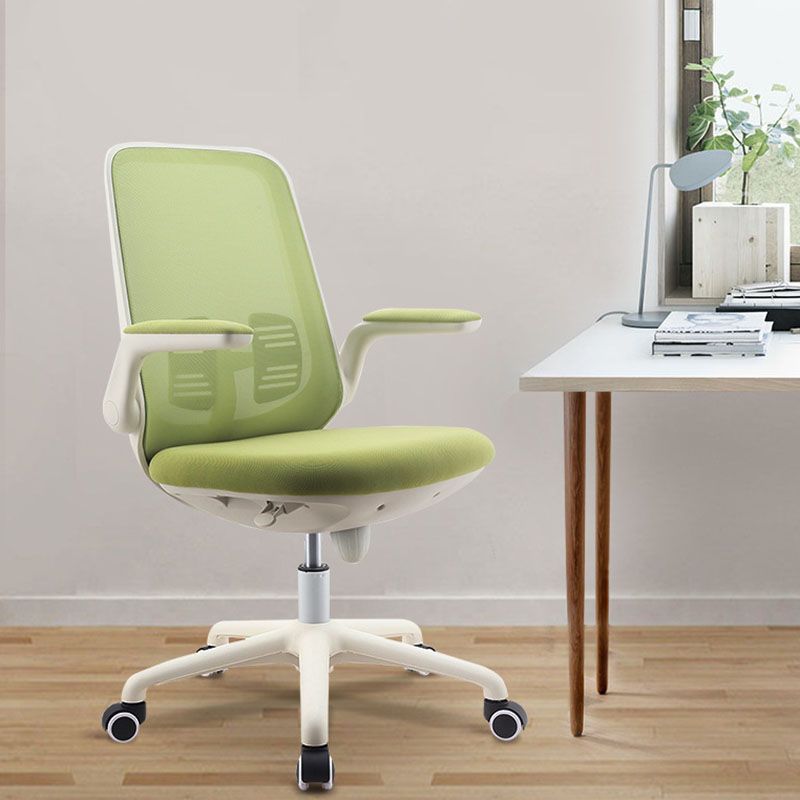 Contemporary Office Chair Mid-Back Tilt Mechanism Desk Chair Clearhalo 'furn' 'furn_office_chair' 'Furniture' 'Office Chairs' 'Office Furniture' 'office_chair' 1200x1200_a8dc1350-bfcc-4b09-bc1b-6f3360b7c364
