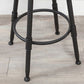 Modern Rotatable Counter Stool Iron Bar Stool with Seat and Pedal