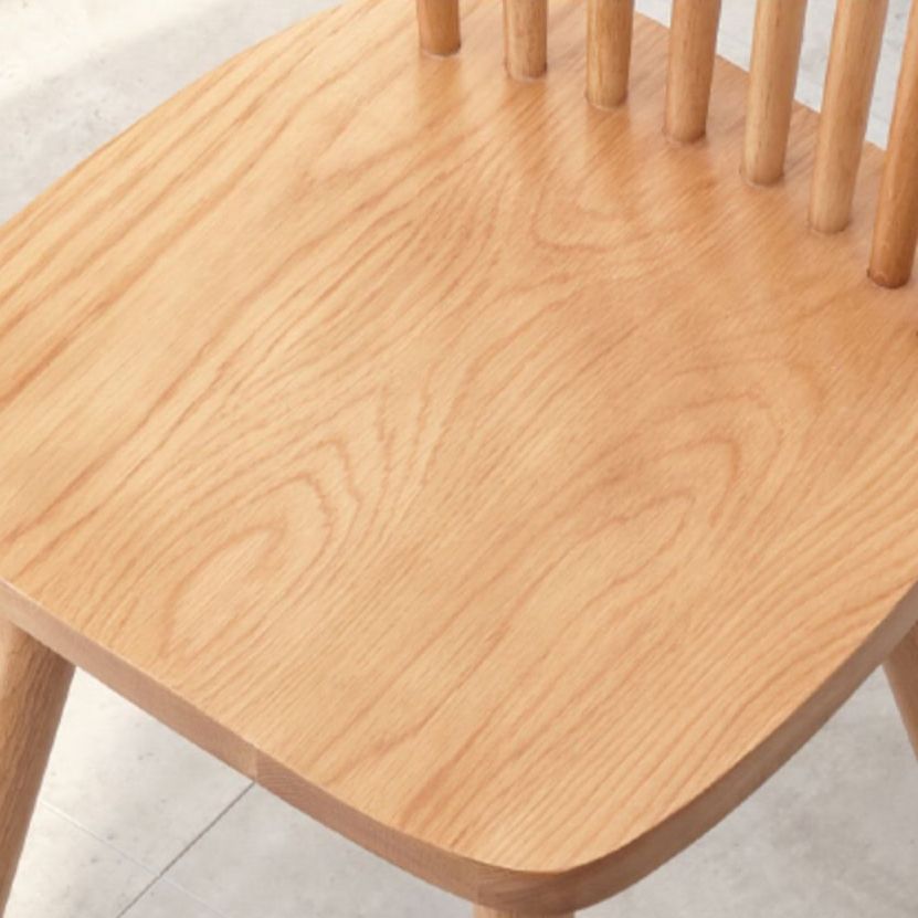 Zeitgenössischer Schleifer zurück Holz drehbar armlose Esstühle (Set von 1/2/4/6/8)