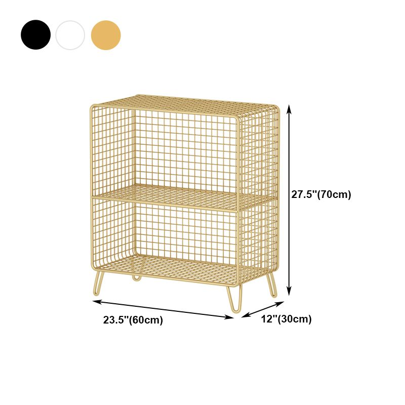 Libreria di stile moderno in stile chiuso in metallo standard libreria per casa