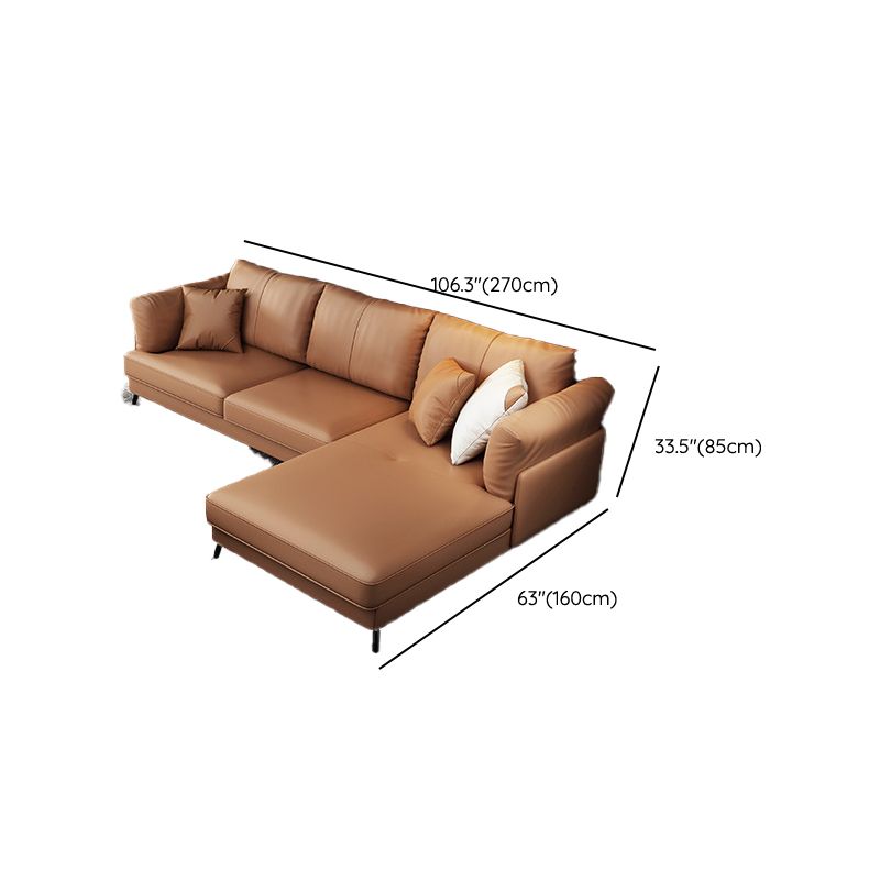 MODERNE 33.46 "H BRORN FAURUME PLICRIEUX COLON TOP SOFA ET CHAISE