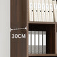 Modern Style Bookcase Engineer Wood Closed Back Bookshelf for Home