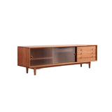 Solid Wood TV Cabinet Modern Enclosed Storage TV Stand with Sliding Doors Clearhalo 'furn' 'furn_tv_stands_entertainment_centers' 'Furniture' 'Living Room Furniture' 'TV Stands & Entertainment Centers' 'TV Stands & Media Storage Furniture' 'tv_stands_entertainment_centers' 1200x1200_a8e38617-c032-4cf5-b7ba-214402ba9598