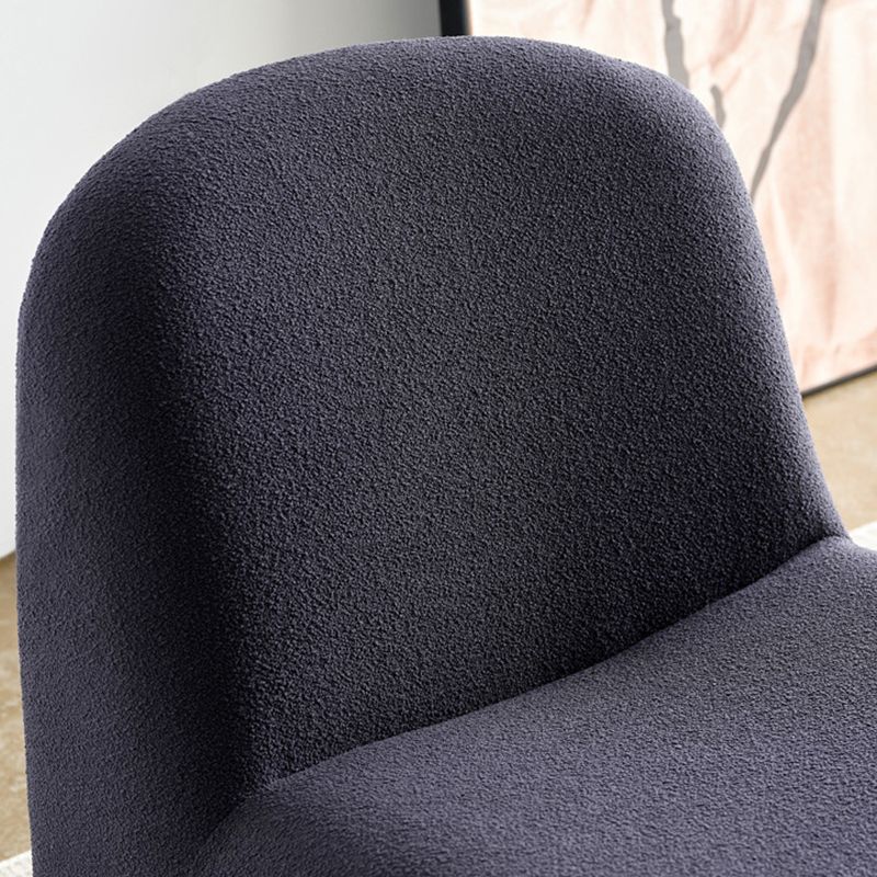 Wool Armless Chair 28.34" High Metal Frame Chair for Living Room Clearhalo 'Accent Chairs' 'accent_chairs' 'Chairs & Seating' 'furn' 'furn_accent_chairs' 'Furniture' 'Living Room Furniture' 1200x1200_a8e3878b-859b-495a-acad-6dc7d48a741c