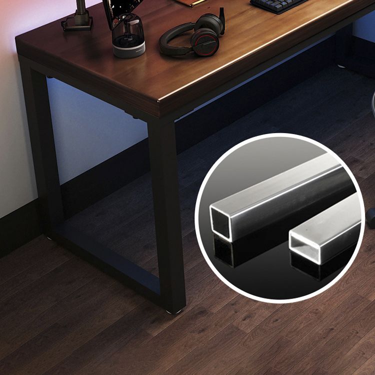 Escritorio de computadora rectangular de madera maciza 29.53 "escritorio de juego alto de alto