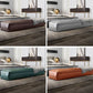 Modern Cushioned Seating Bench Solid Color Rectangle Bedroom Bench Clearhalo 'Benches' 'Chairs & Seating' 'furn' 'furn_benches' 'Furniture' 'Living Room Furniture' 1200x1200_a8e46251-c11c-45e3-acb1-91d72e547c7c