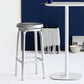 Contemporary Backless Metal Counter Stool with 4 Legs for Dining Room Clearhalo 'Bar Furniture' 'Bar Stools' 'bar_stools' 'furn' 'furn_bar_stools' 'Furniture' 'Kitchen & Dining Furniture' 1200x1200_a8e65876-4782-4c22-b19b-410fb8ef26f3