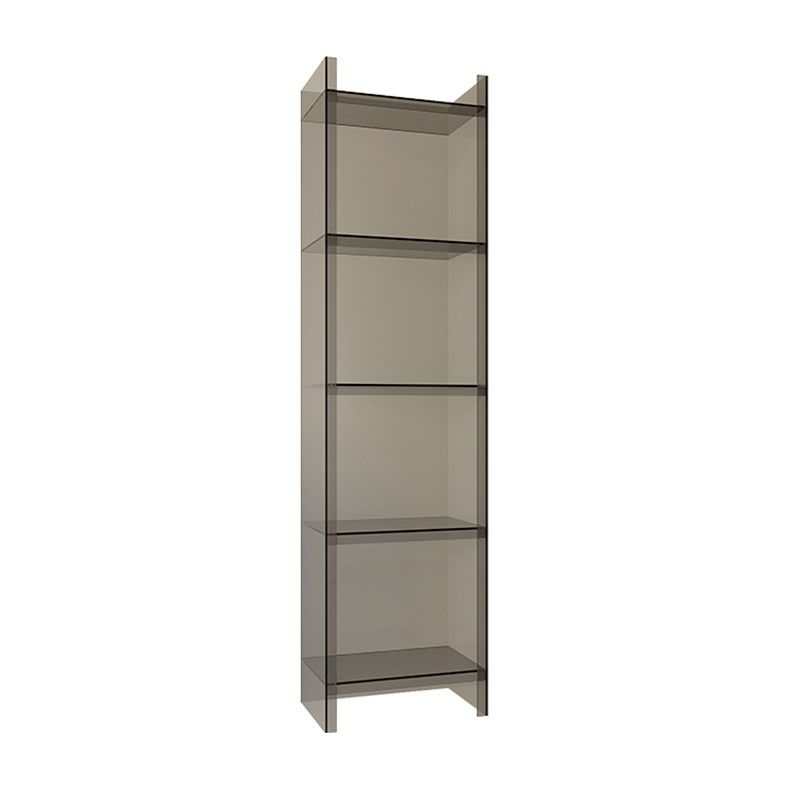 Acrylic Vertical Standard Bookshelf Glam Closed Back Bookshelf Clearhalo 'Bookcases' 'furn' 'furn_bookcases' 'Furniture' 'furniture_bookcases' 'kitchen' 'kitchen_bookcases' 'Living Room Furniture' 'Office Furniture' 1200x1200_a8e72573-6845-4ce1-80c0-e50fded4caee