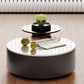 Slate Nesting Coffee Table Set Pedestal Cocktail Table with Drawers Clearhalo 'Coffee & Accent Tables' 'Coffee Tables' 'coffee_tables' 'furn' 'furn_coffee_tables' 'Furniture' 'Living Room Furniture' 1200x1200_a8eac3fe-528d-4a22-a44a-f12c9e0e253a