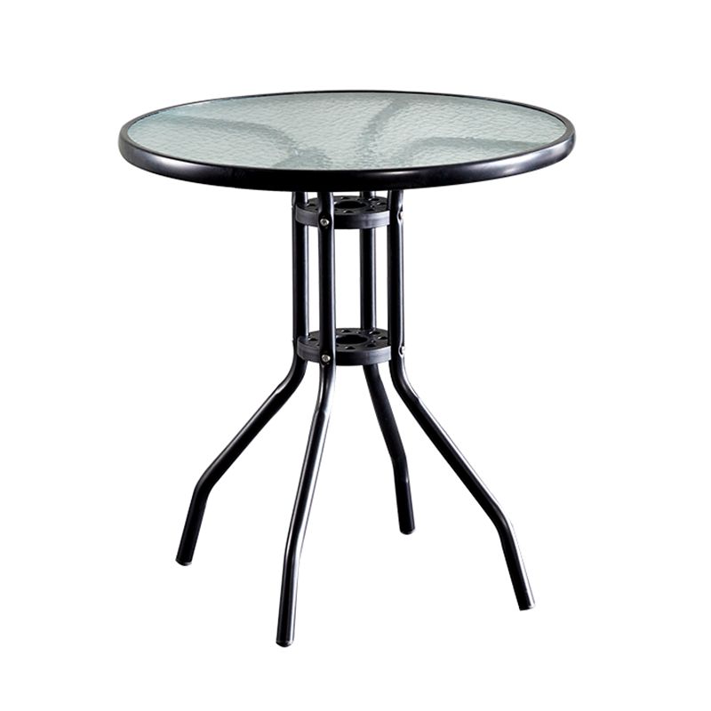 Round Shape Modern Style Dining Table Transparent Fixed Table of Glass Clearhalo ' dining_table' 'Dining Tables & Seating' 'Dining Tables' 'furn' 'furn_dining_table' 'Furniture' 'furniture_dining_table' 'Kitchen & Dining Furniture' 'kitchen&dining_furn' 'kitchen' 'kitchen_dining_table' 1200x1200_a8eae39e-e24f-45b1-97c5-31818b04f55d