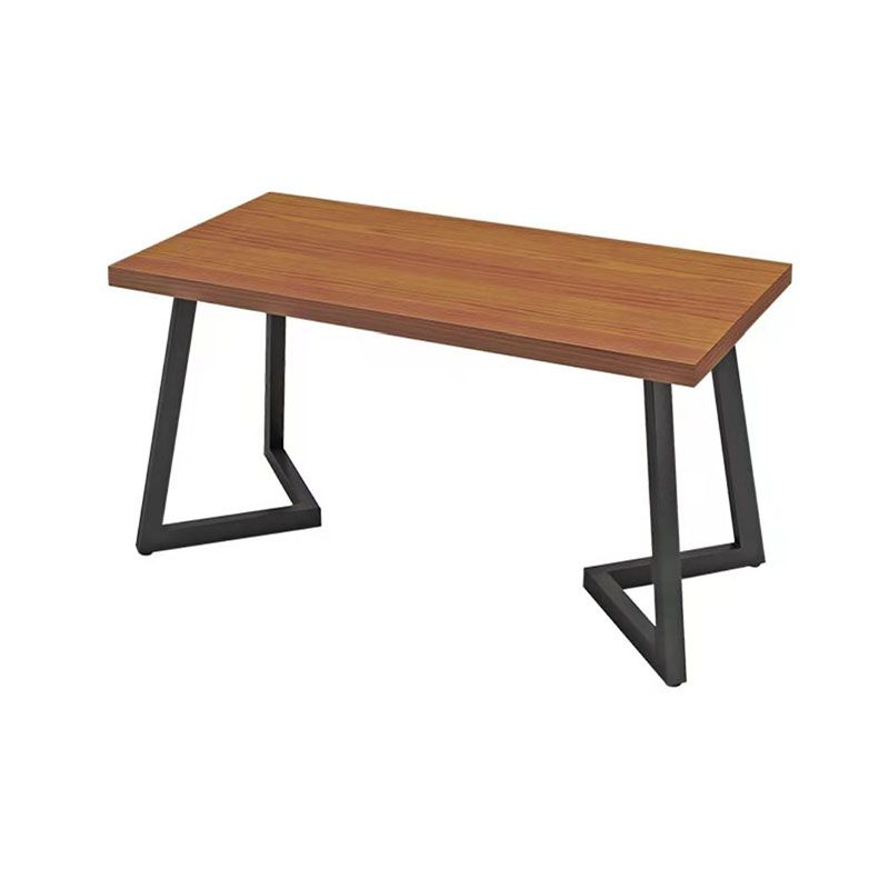 Industrial Pine Wood Dining Table Set 1/2/5/7 Pieces Brown Dinette Set for Home