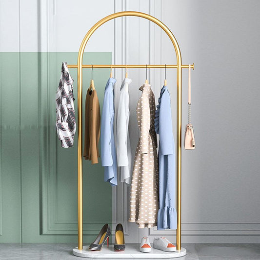 Moderne Metallbeschattierungs Rack Hängende Schiene und 2 Haken Eingangshalle Baumbaum