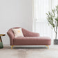 Contemporary Flared Arms Accent Chair One Armed Faux Leather Chaise Clearhalo 'Chairs & Seating' 'Chaise Lounge' 'chaise_lounge' 'furn' 'furn_chaise_lounge' 'Furniture' 'Living Room Furniture' 1200x1200_a8ec5b2d-ed12-4216-854c-705223f4e914