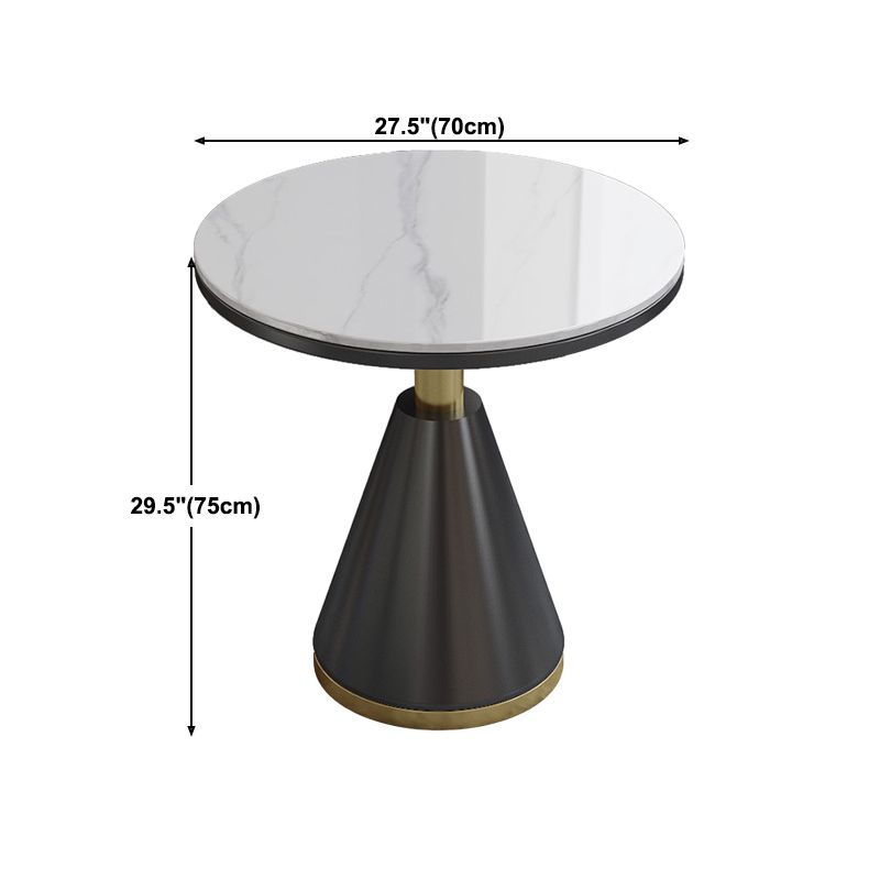 Table traditionnelle de luxe rond de luxe rond table en pierre pour la cuisine
