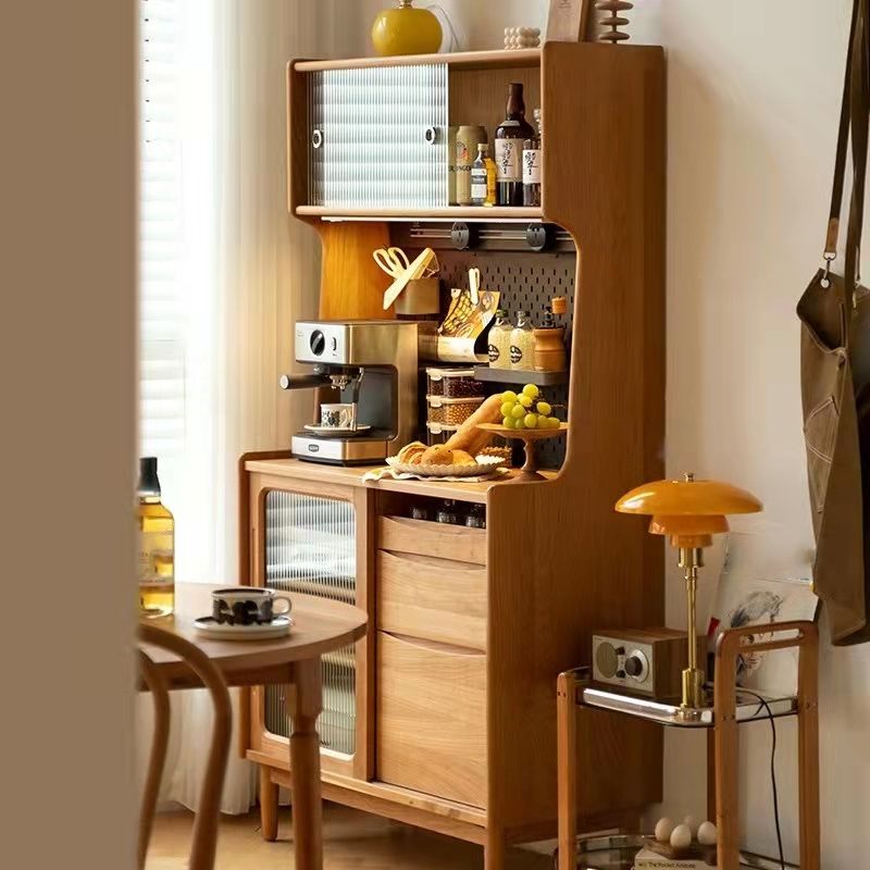 Mid-Century Modern Rectangle Storage Cabinet Solid Wood Accent Cabinet Clearhalo 'Cabinets & Chests' 'cabinets_chests' 'furn' 'furn_cabinets_chests' 'Furniture' 'Living Room Furniture' 1200x1200_a8f4d9c7-28a3-4567-80b4-0a546b881138