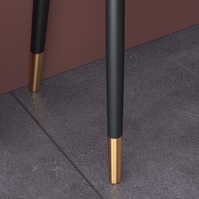 Luxurious Makeup Vanity Stone Top Dressing Table in Grey Finish