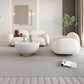 Contemporary Standard Sofa Sewn Pillow Back Sofa for Bonus Room