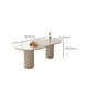 Kitchen Contemporary Dinner Table Double Pedestal Dining Table