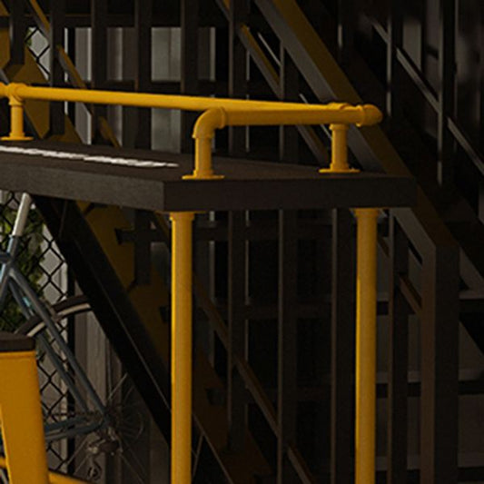 Tavolo da bar in legno massiccio tavolo da rettangolo nero altezza tavolo da pub con base metallica