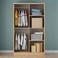 Engineered houten garderobe kast moderne garderobe kast met planken