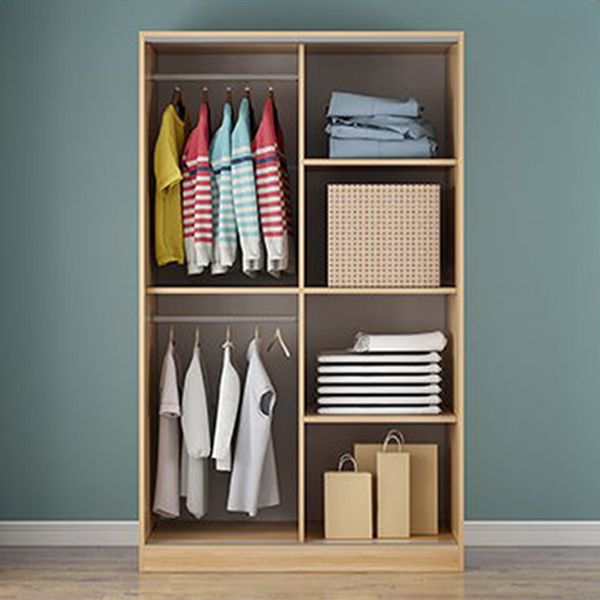 Engineered houten garderobe kast moderne garderobe kast met planken