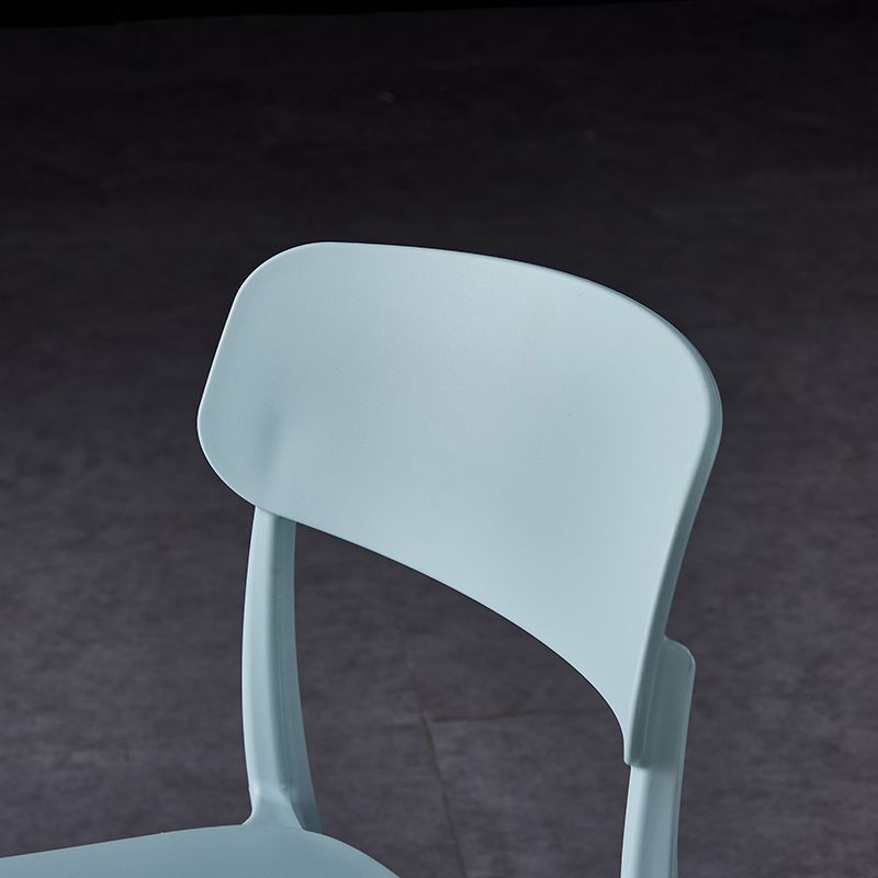 Contemporary Style Plastic Dining Chairs Open Back Dining Side Chairs for Kitchen Clearhalo ' kitchen&dining_furn' 'Dining Chairs' 'Dining Tables & Seating' 'dining_chair' 'furn' 'furn_dining_chair' 'Furniture' 'furniture_dining_chair' 'Kitchen & Dining Furniture' 'kitchen' 1200x1200_a901a506-e5b6-4e57-8c40-87071797345d
