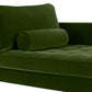 Contemporary Upholstered Chaise Lounge Square Arms Chaise in Green/Blue Clearhalo 'Chairs & Seating' 'Chaise Lounge' 'chaise_lounge' 'furn' 'furn_chaise_lounge' 'Furniture' 'Living Room Furniture' 1200x1200_a902af7c-be94-4fba-bc02-7648fc30b2b2