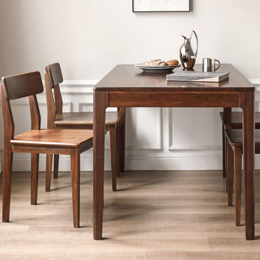 Eetkamer armloze eetkamerstoel huis open rug eetkamerstoel