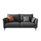 Stain-Resistant Faux Leather Couch Living Room Flared Arm Sofa with Pillow Back Clearhalo 'furn' 'furn_sofas' 'Furniture' 'furniture_sofas' 'Living Room Furniture' 'Sofa' 'sofas' 1200x1200_a9080fb4-b57b-4882-8779-3926a39bb6b1