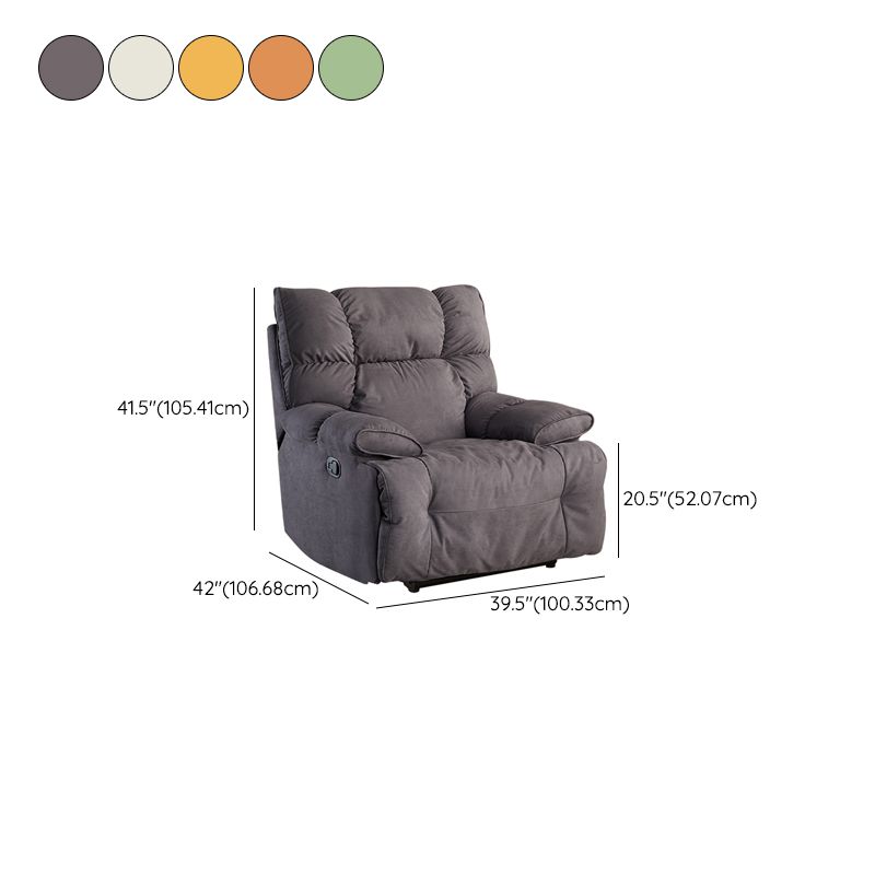 Traditional Fabric Reclining Chair Manual Rocking Recliner with Independent Foot Clearhalo 'Chairs & Seating' 'furn' 'furn_recliners' 'Furniture' 'Living Room Furniture' 'Recliners' 1200x1200_a9088799-4c52-4ab4-8f2e-877530e6dd03