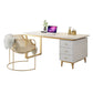 Glam White Marble Writing Desk with 3-Drawer Rectangular Office Desk Clearhalo 'furn' 'furn_office_desk' 'Furniture' 'Office Desks' 'Office Furniture' 'office_desk' 1200x1200_a908911a-24f6-4ed8-9446-183699ba3033