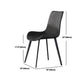 Juego de comedor interior moderno rectangular de piedra negra de 1/4/5/7 piezas