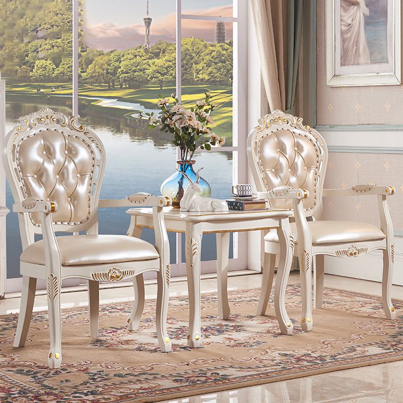 Upholstered European Style Dining Arm Chair Open Dining Chair for Restaurant Clearhalo ' kitchen&dining_furn' 'Dining Chairs' 'Dining Tables & Seating' 'dining_chair' 'furn' 'furn_dining_chair' 'Furniture' 'furniture_dining_chair' 'Kitchen & Dining Furniture' 'kitchen' 1200x1200_a90aa83d-f1b2-44a3-a640-a14f1d6d0bf9