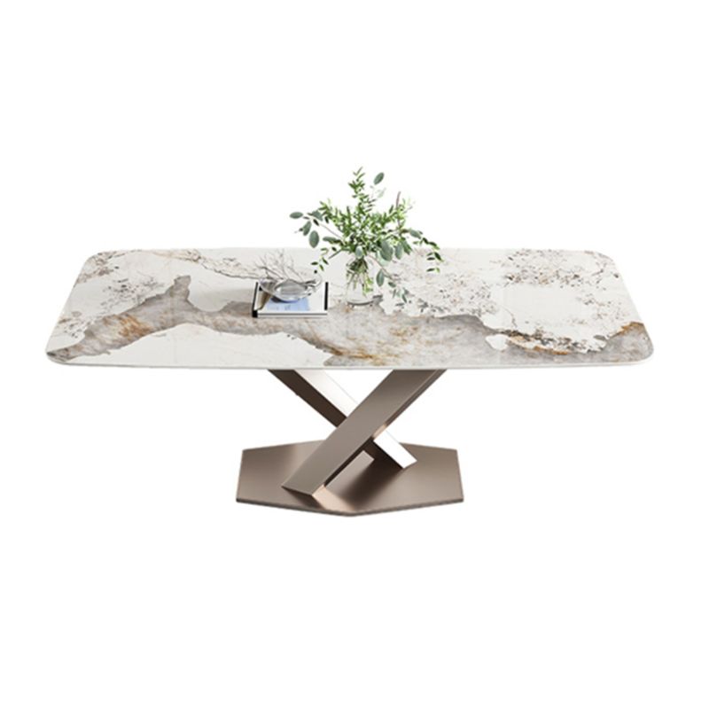 Luxe gesinterde stenen keukentafel rechthoek Home keukenbureau