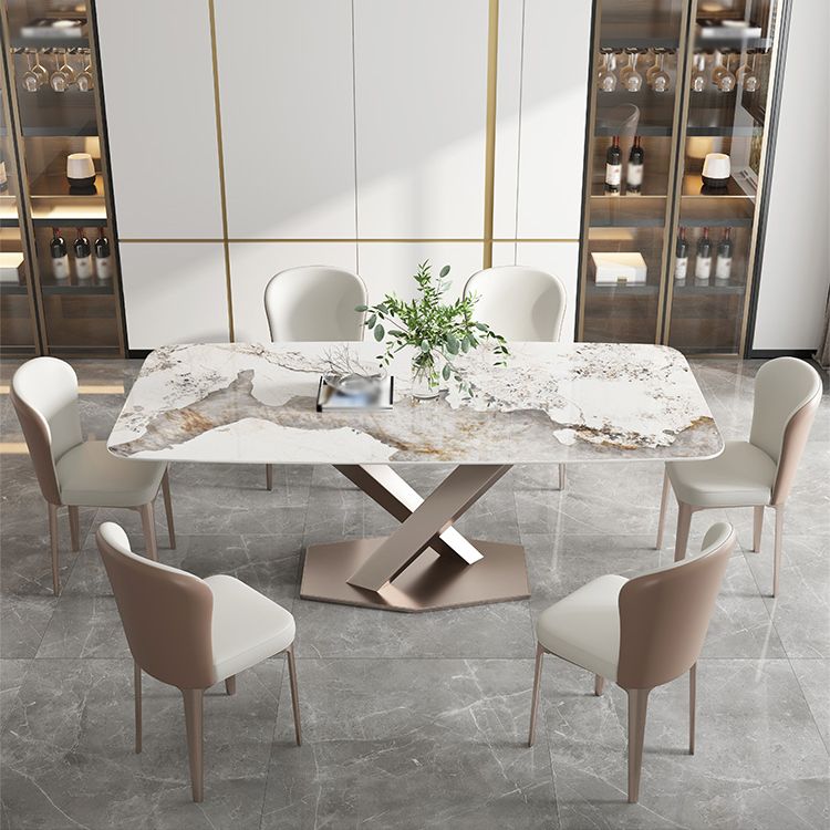 1/2/5/7 Pieces Contemporary Dining Room Set Rectangle Table Dining Set Clearhalo 'Dining Room Sets' 'Dining Tables & Seating' 'dining_room_set' 'furn' 'furn_dining_room_set' 'Furniture' 'furniture_dining_room_set' 'Kitchen & Dining Furniture' 1200x1200_a91667cf-dca8-4c34-990e-f8068a65d67c