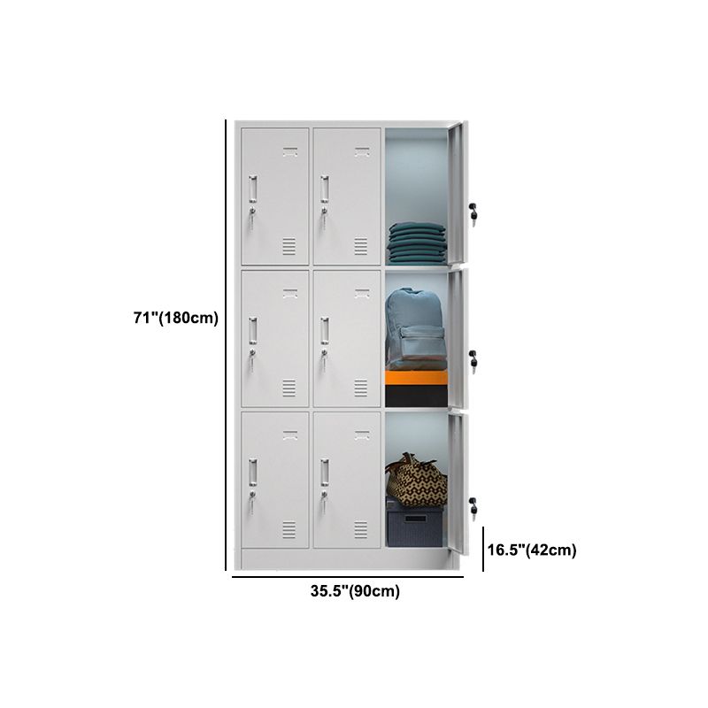 Gabinete contemporáneo de metal para el gabinete de almacenamiento de acero gris casero