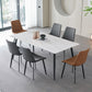 Rectangle Contemporary Table Stone Kitchen Dinner Table with 4 Legs Clearhalo ' dining_table' 'Dining Tables & Seating' 'Dining Tables' 'furn' 'furn_dining_table' 'Furniture' 'furniture_dining_table' 'Kitchen & Dining Furniture' 'kitchen&dining_furn' 'kitchen' 'kitchen_dining_table' 1200x1200_a91b2641-d8df-49d2-bb57-6c6f7c0d35f0