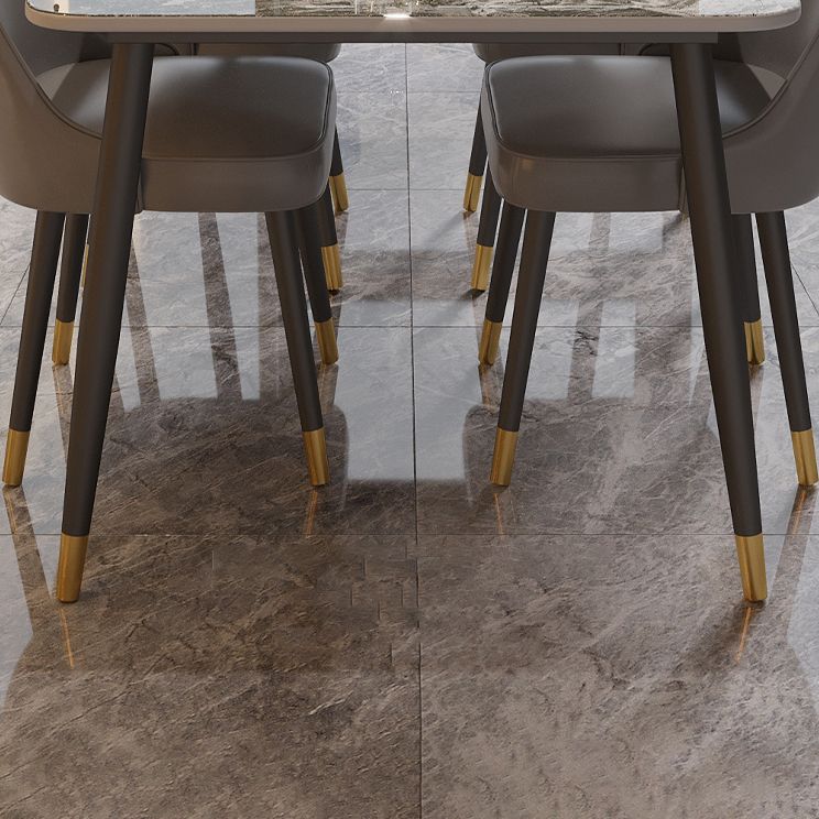 Rectangle Dining Table Set 1/2/5/7 Pieces Modern Indoor Dinette Set in Grey Clearhalo 'Dining Room Sets' 'Dining Tables & Seating' 'dining_room_set' 'furn' 'furn_dining_room_set' 'Furniture' 'Kitchen & Dining Furniture' 1200x1200_a91b4851-aca8-498b-a4a1-0d50346a4c7b