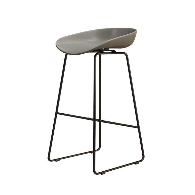 Modern Style Iron Bar Stool with Footrest Nordic Style Tavern Simple Bar Stool Clearhalo 'Bar Furniture' 'Bar Stools' 'bar_stools' 'furn' 'furn_bar_stools' 'furniture_bar_stools' 'Kitchen & Dining Furniture' 'kitchen&dining_furn' 'kitchen' 'kitchen_furn' Furniture' 1200x1200_a91b9129-cb47-4343-b915-0a81ca527d4d