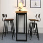 Light Brown Modern Style Bar Table Solid Wood Bar Table with Metal Base Clearhalo 'Bar Furniture' 'Bar Tables' 'bar_tables' 'furn' 'furn_bar_tables' 'Furniture' 'furniture_bar_tables' 'Kitchen & Dining Furniture' 1200x1200_a91f5a06-51d9-436e-97ab-d14c59e59552