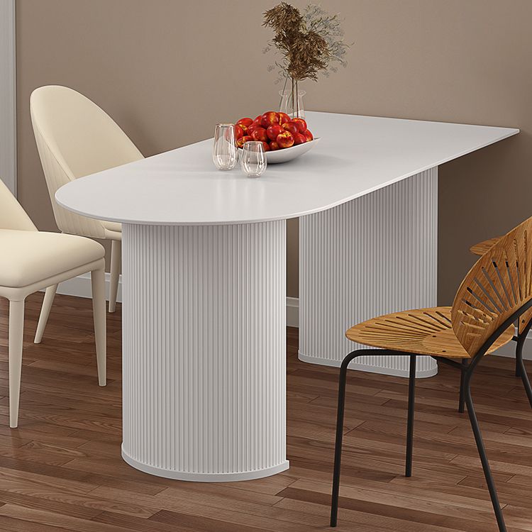 Solid Wood Modern Free Form Dining Table Sintered Stone Top Table for Dining Room Clearhalo ' dining_table' 'Dining Tables & Seating' 'Dining Tables' 'furn' 'furn_dining_table' 'Furniture' 'furniture_dining_table' 'Kitchen & Dining Furniture' 'kitchen&dining_furn' 'kitchen' 'kitchen_dining_table' 1200x1200_a91feca2-c2c4-4b7f-95fa-28cffde42b96