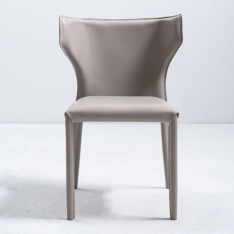 Industrial Metal Dining Side Chairs Dining Room Wingback Side Chair (Set of 2) Clearhalo ' kitchen&dining_furn' 'Dining Chairs' 'Dining Tables & Seating' 'dining_chair' 'furn' 'furn_dining_chair' 'Furniture' 'furniture_dining_chair' 'Kitchen & Dining Furniture' 'kitchen' 1200x1200_a9207fc7-8988-4d70-a11a-5868a3691172