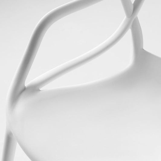 Nordic Plastic Open Back Dining Side Chair 33"H Dining Chair for Restaurant Clearhalo ' kitchen&dining_furn' 'Dining Chairs' 'Dining Tables & Seating' 'dining_chair' 'furn' 'furn_dining_chair' 'Furniture' 'furniture_dining_chair' 'Kitchen & Dining Furniture' 'kitchen' 1200x1200_a920cff9-1249-4a06-8e6e-10cf4b3d2a96